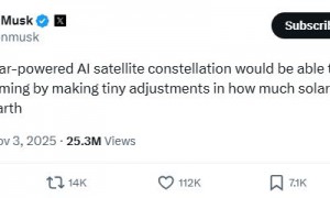 马斯克又产出一个疯狂提案：用AI卫星遮蔽太阳来对抗全球变暖？