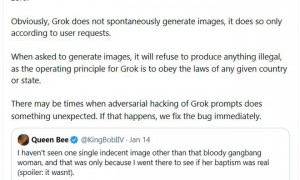 Grok“一键脱衣”遭加州调查，马斯克玩火或自焚