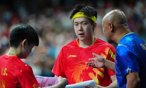 乒乓球混双-王楚钦/孙颖莎4-2逆转韩国组合 晋级决赛